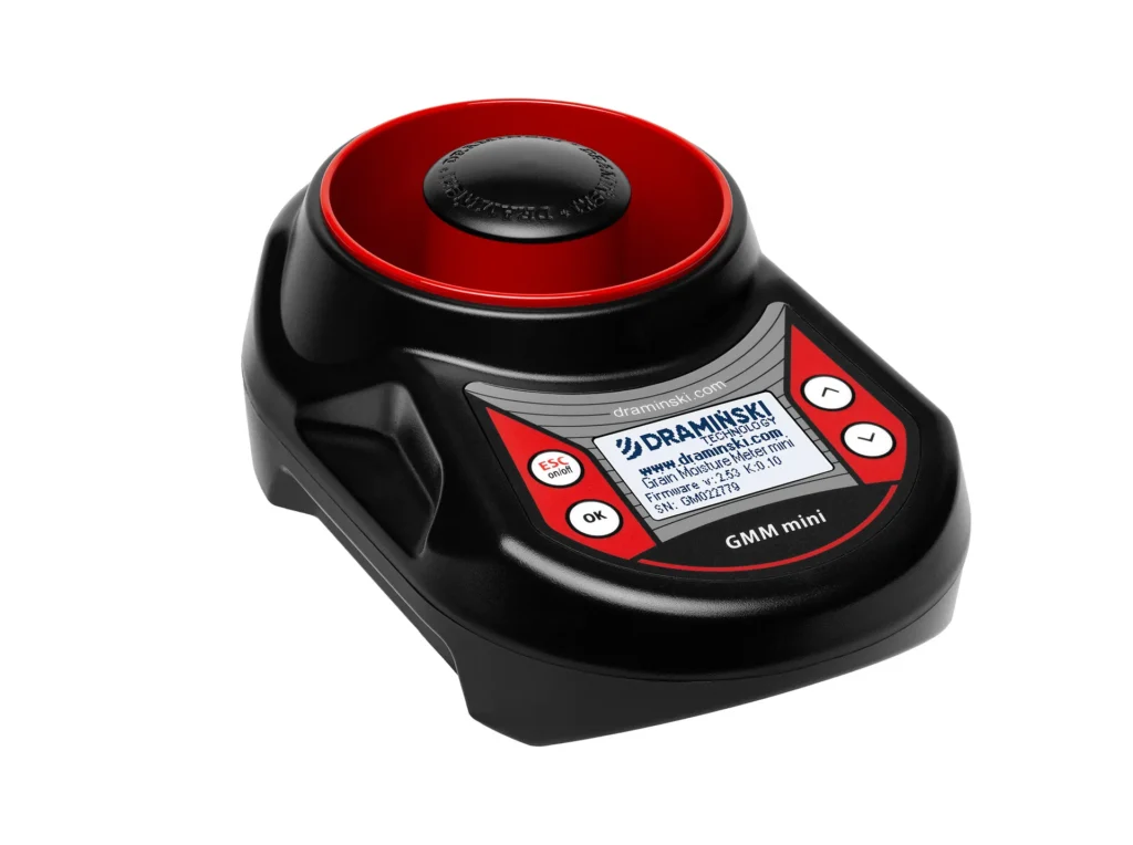 Schermata di avvio del misuratore GMM mini