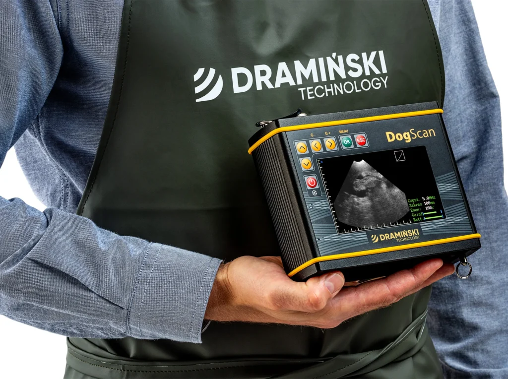 DogScan Dramiński – ecografo veterinario portatile per allevatori di cani