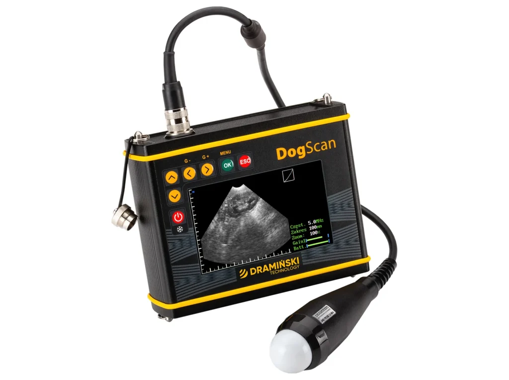 DogScan Dramiński – ecografo veterinario per cani, vista 2