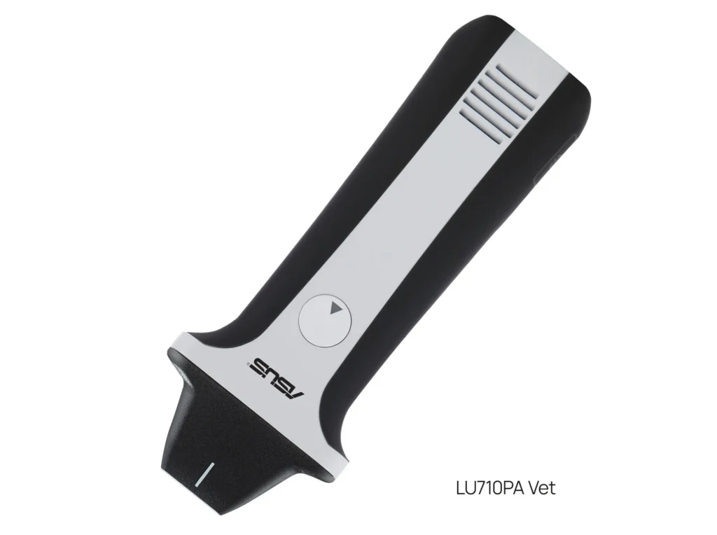 Sonda phased array wireless ASUS per ecografia veterinaria