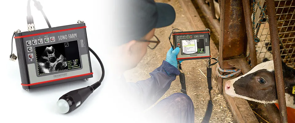 SonoFarm Mini Dramiński – dispositivo a ultrasuoni veterinario portatile