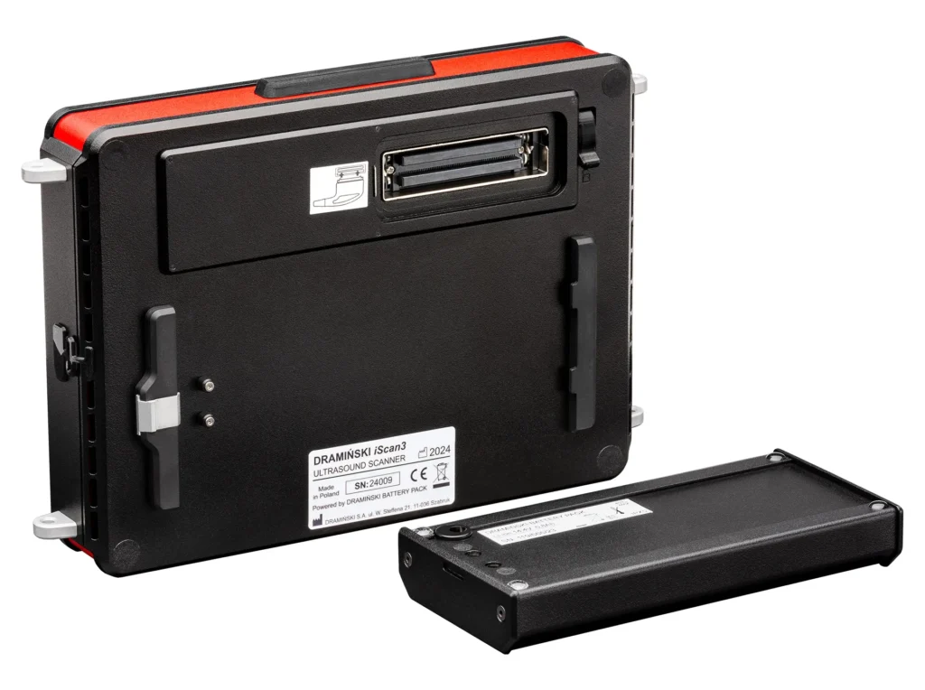 iScan 3 ecografo veterinario batteria Dramiński immagine 6