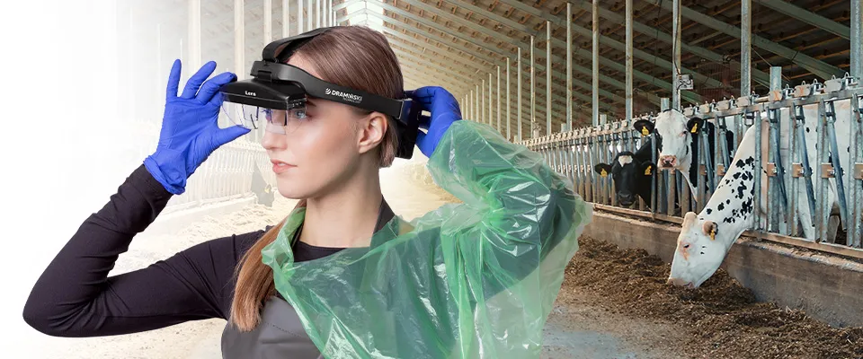 iLens Dramiński – occhiali veterinari wireless, banner principale