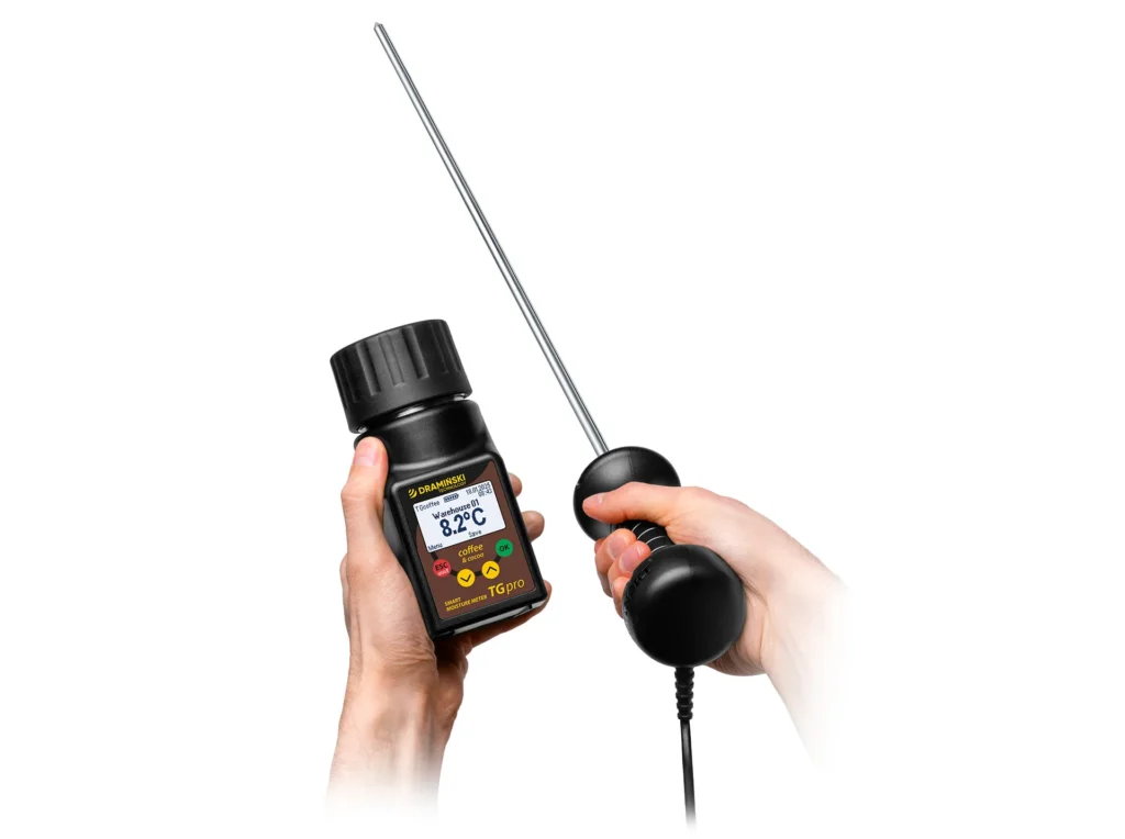 Utilizzo manuale della sonda TG Pro Coffee & Cocoa