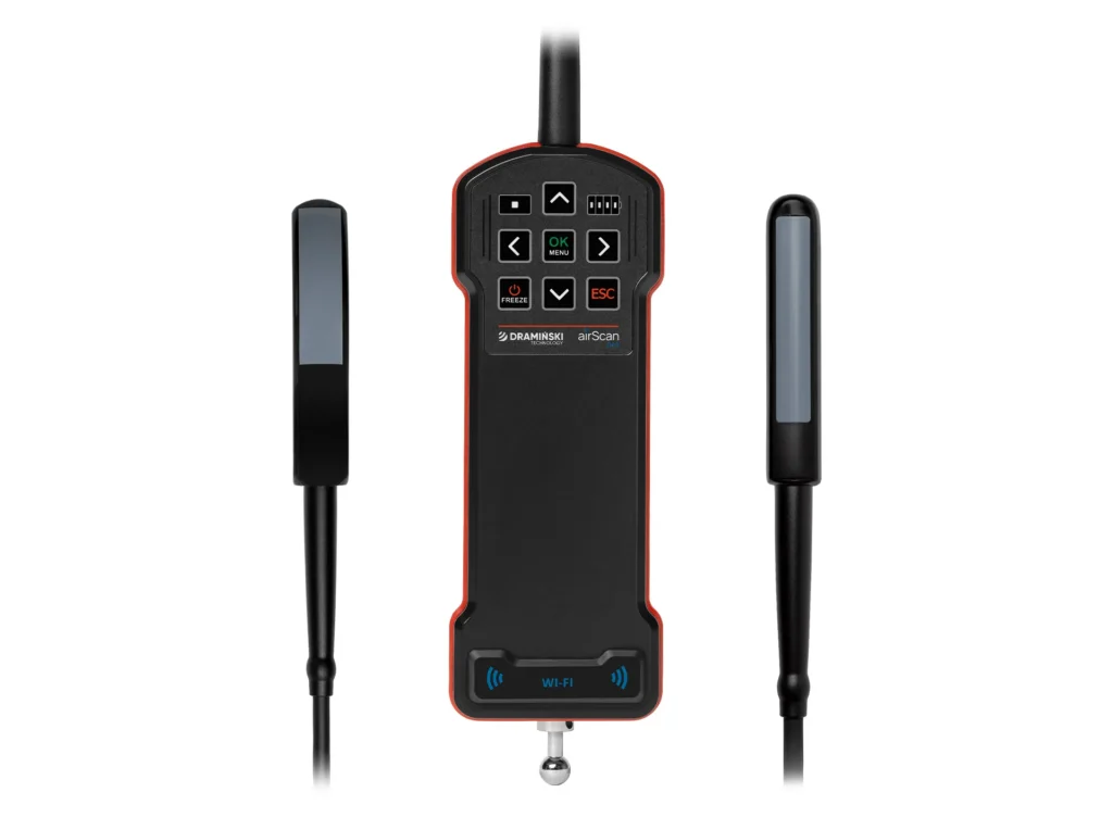 Ecografo wireless airScan pro Dramiński con sonde convessa e lineare