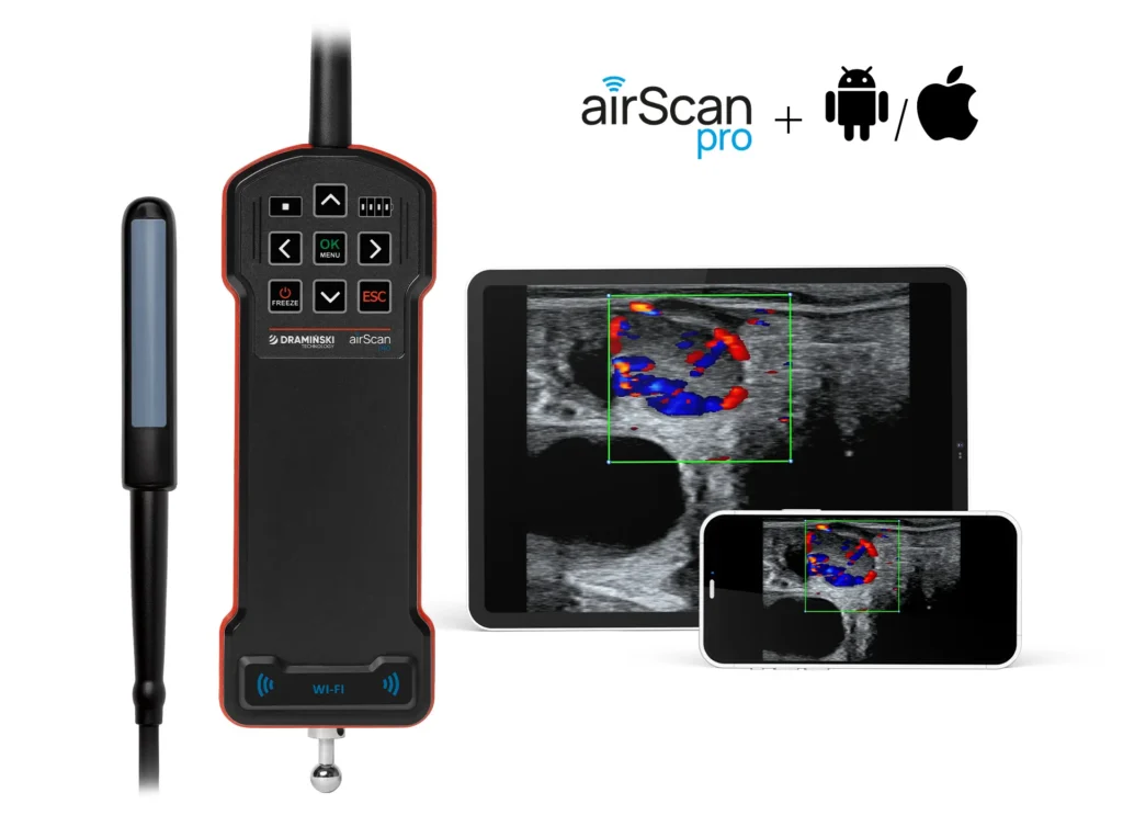 airScan pro Dramiński – requisiti hardware per ecografo wireless