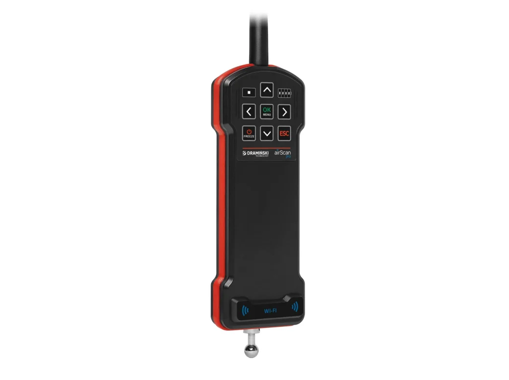 airScan pro Dramiński – ecografo wireless vista destra