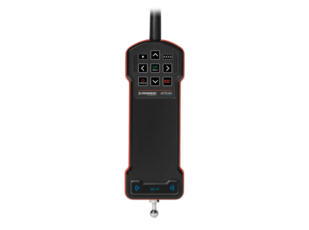 airScan pro Dramiński – ecografo wireless vista frontale