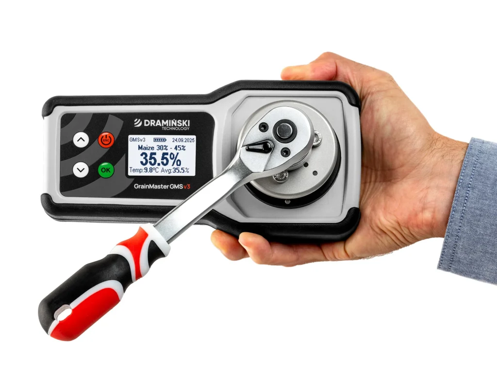 Misuratore GMS v3 consigliato per il mais