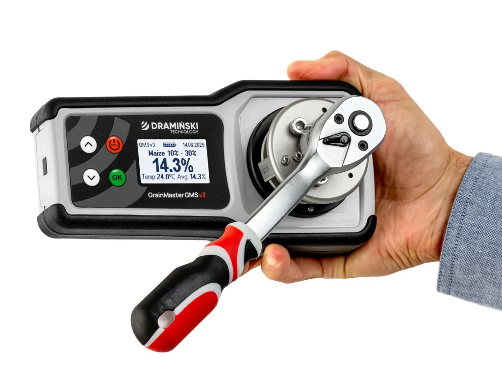 Misuratore GMS v3 consigliato per il mais